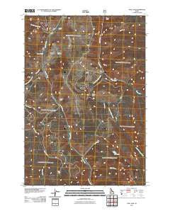 Opal Lake Idaho Historical topographic map, 1:24000 scale, 7.5 X 7.5 Minute, Year 2011