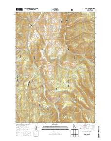 Opal Lake Idaho Current topographic map, 1:24000 scale, 7.5 X 7.5 Minute, Year 2013