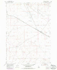 Orchard Idaho Historical topographic map, 1:24000 scale, 7.5 X 7.5 Minute, Year 1955