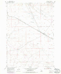 Orchard Idaho Historical topographic map, 1:24000 scale, 7.5 X 7.5 Minute, Year 1955