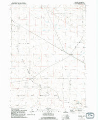Orchard Idaho Historical topographic map, 1:24000 scale, 7.5 X 7.5 Minute, Year 1992
