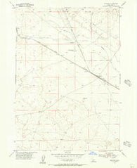 Orchard Idaho Historical topographic map, 1:24000 scale, 7.5 X 7.5 Minute, Year 1955