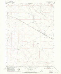 Orchard Idaho Historical topographic map, 1:24000 scale, 7.5 X 7.5 Minute, Year 1955