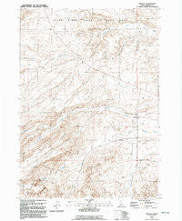 Oreana Idaho Historical topographic map, 1:24000 scale, 7.5 X 7.5 Minute, Year 1992