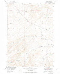 Oreana Idaho Historical topographic map, 1:24000 scale, 7.5 X 7.5 Minute, Year 1949