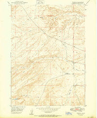 Oreana Idaho Historical topographic map, 1:24000 scale, 7.5 X 7.5 Minute, Year 1950