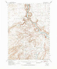 Oreana Idaho Historical topographic map, 1:62500 scale, 15 X 15 Minute, Year 1949