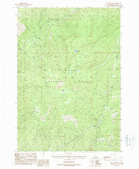 Oro Mountain Idaho Historical topographic map, 1:24000 scale, 7.5 X 7.5 Minute, Year 1988