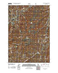Oro Mountain Idaho Historical topographic map, 1:24000 scale, 7.5 X 7.5 Minute, Year 2011