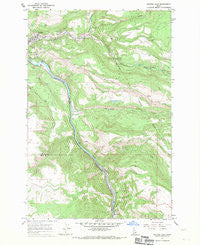 Orofino East Idaho Historical topographic map, 1:24000 scale, 7.5 X 7.5 Minute, Year 1967