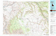 Orofino Idaho Historical topographic map, 1:100000 scale, 30 X 60 Minute, Year 1981