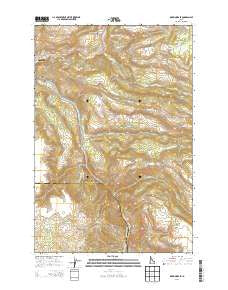 Orofino East Idaho Current topographic map, 1:24000 scale, 7.5 X 7.5 Minute, Year 2013