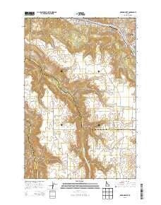 Orofino West Idaho Current topographic map, 1:24000 scale, 7.5 X 7.5 Minute, Year 2013
