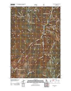 Orogrande Idaho Historical topographic map, 1:24000 scale, 7.5 X 7.5 Minute, Year 2011