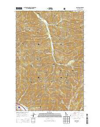 Osburn Idaho Current topographic map, 1:24000 scale, 7.5 X 7.5 Minute, Year 2013