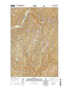 Osier Ridge Idaho Current topographic map, 1:24000 scale, 7.5 X 7.5 Minute, Year 2013