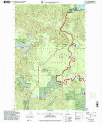 Outlet Bay Idaho Historical topographic map, 1:24000 scale, 7.5 X 7.5 Minute, Year 1996