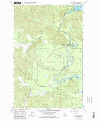Outlet Bay Idaho Historical topographic map, 1:24000 scale, 7.5 X 7.5 Minute, Year 1967