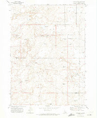 Owinza Butte Idaho Historical topographic map, 1:24000 scale, 7.5 X 7.5 Minute, Year 1971