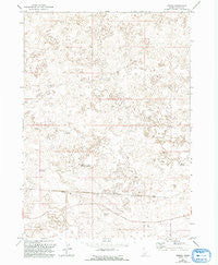 Owinza Idaho Historical topographic map, 1:24000 scale, 7.5 X 7.5 Minute, Year 1971