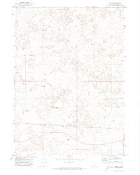 Owinza Idaho Historical topographic map, 1:24000 scale, 7.5 X 7.5 Minute, Year 1971