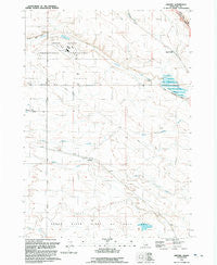 Owyhee Idaho Historical topographic map, 1:24000 scale, 7.5 X 7.5 Minute, Year 1992