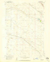 Owyhee Idaho Historical topographic map, 1:24000 scale, 7.5 X 7.5 Minute, Year 1957