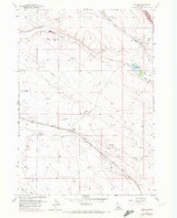 Owyhee Idaho Historical topographic map, 1:24000 scale, 7.5 X 7.5 Minute, Year 1957