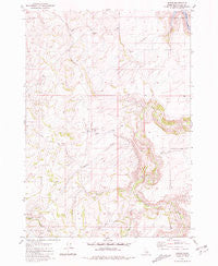 Ozone Idaho Historical topographic map, 1:24000 scale, 7.5 X 7.5 Minute, Year 1981