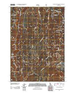 Packer John Mountain Idaho Historical topographic map, 1:24000 scale, 7.5 X 7.5 Minute, Year 2011
