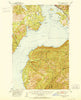 Packsaddle Mtn Idaho Historical topographic map, 1:62500 scale, 15 X 15 Minute, Year 1951