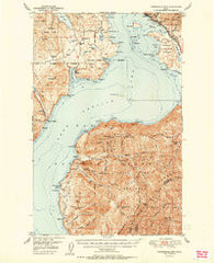 Packsaddle Mtn Idaho Historical topographic map, 1:62500 scale, 15 X 15 Minute, Year 1951