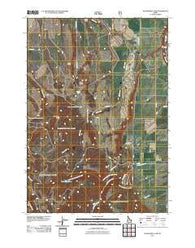 Packsaddle Lake Idaho Historical topographic map, 1:24000 scale, 7.5 X 7.5 Minute, Year 2011