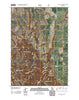 Packsaddle Lake Idaho Historical topographic map, 1:24000 scale, 7.5 X 7.5 Minute, Year 2011