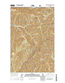 Packsaddle Mountain Idaho Current topographic map, 1:24000 scale, 7.5 X 7.5 Minute, Year 2013