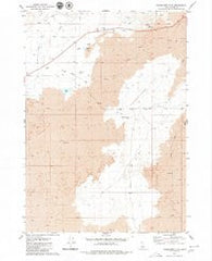 Paddelford Flat Idaho Historical topographic map, 1:24000 scale, 7.5 X 7.5 Minute, Year 1979