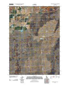 Paddelford Flat Idaho Historical topographic map, 1:24000 scale, 7.5 X 7.5 Minute, Year 2010