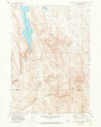 Paddock Valley Reservoir Idaho Historical topographic map, 1:24000 scale, 7.5 X 7.5 Minute, Year 1970