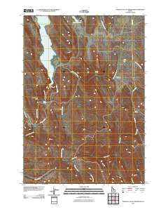 Paddock Valley Reservoir Idaho Historical topographic map, 1:24000 scale, 7.5 X 7.5 Minute, Year 2010