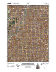 Pagari Idaho Historical topographic map, 1:24000 scale, 7.5 X 7.5 Minute, Year 2010