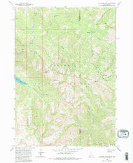 Palisades Peak Idaho Historical topographic map, 1:24000 scale, 7.5 X 7.5 Minute, Year 1966