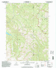 Palisades Peak Idaho Historical topographic map, 1:24000 scale, 7.5 X 7.5 Minute, Year 1996