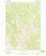 Palisades Peak Idaho Historical topographic map, 1:24000 scale, 7.5 X 7.5 Minute, Year 1966