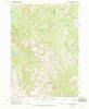 Palisades Peak Idaho Historical topographic map, 1:24000 scale, 7.5 X 7.5 Minute, Year 1966