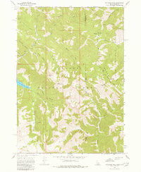 Palisades Peak Idaho Historical topographic map, 1:24000 scale, 7.5 X 7.5 Minute, Year 1966