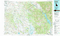 Palisades Idaho Historical topographic map, 1:100000 scale, 30 X 60 Minute, Year 1986