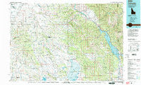 Palisades Idaho Historical topographic map, 1:100000 scale, 30 X 60 Minute, Year 1986