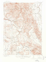 Paradise Valley Idaho Historical topographic map, 1:62500 scale, 15 X 15 Minute, Year 1918