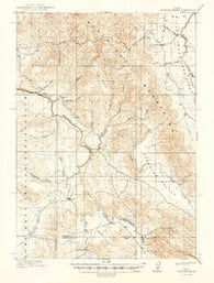 Paradise Valley Idaho Historical topographic map, 1:62500 scale, 15 X 15 Minute, Year 1918