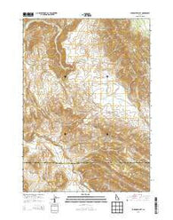 Paradise Valley Idaho Current topographic map, 1:24000 scale, 7.5 X 7.5 Minute, Year 2013